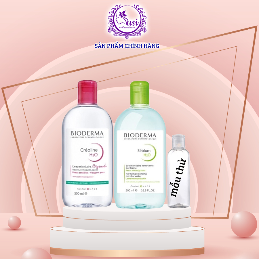 Nước tẩy trang H2O Solution Micellaire 100ml/500ml