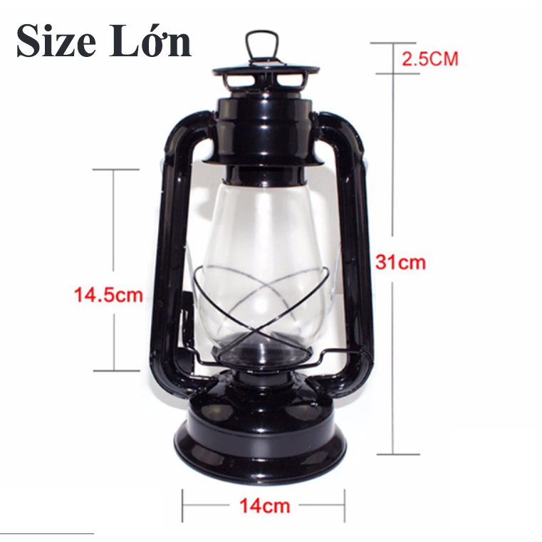 Bóng đèn bão dầu, chụp đèn thủy tinh đủ size - Camping VietNam