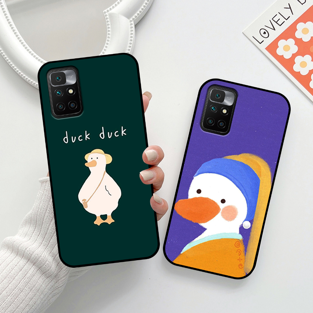 Ốp Xiaomi Redmi 10 - Note 10 4G/5G - Note 10s -Note10 Pro In Hình VỊT Dễ Thương Cute