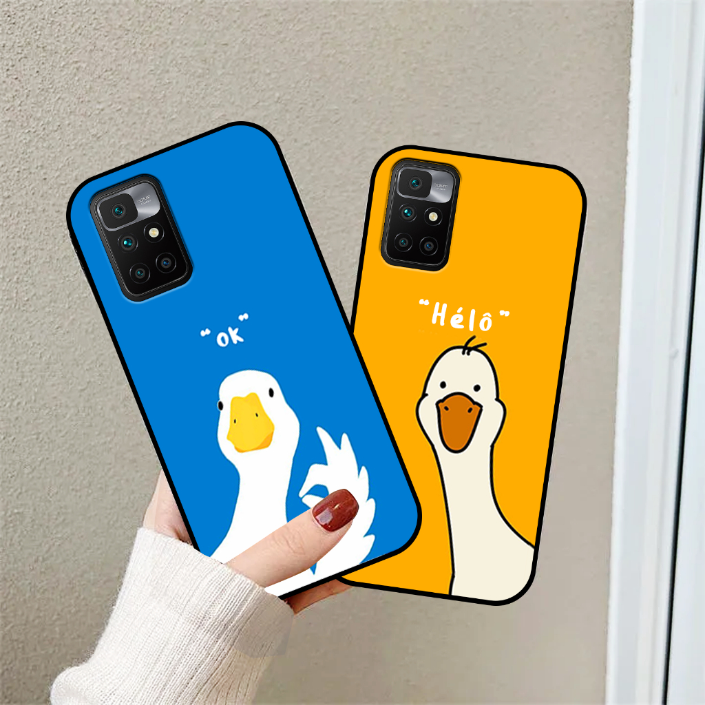 Ốp Xiaomi Redmi 10 - Note 10 4G/5G - Note 10s -Note10 Pro In Hình VỊT Dễ Thương Cute