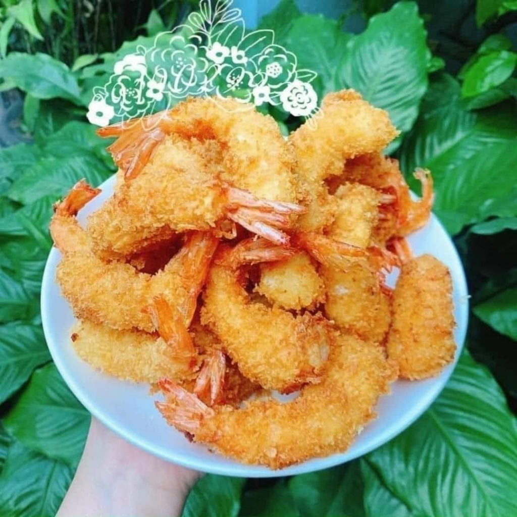 Khay 10 Con Tôm Tẩm Bột Chiên Xù _ Siêu Ngon