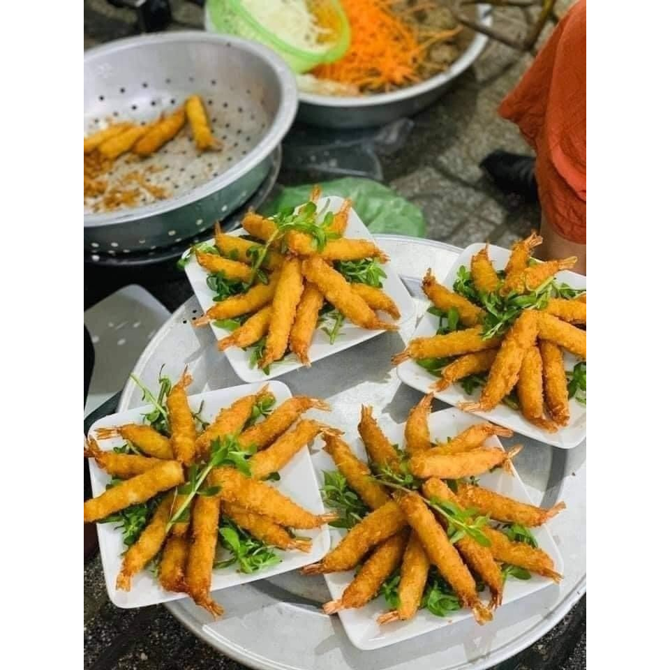 Khay 10 Con Tôm Tẩm Bột Chiên Xù _ Siêu Ngon