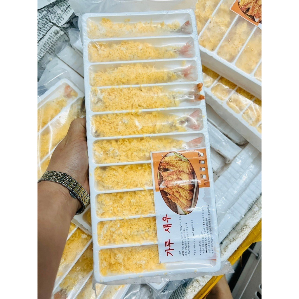 Khay 10 Con Tôm Tẩm Bột Chiên Xù _ Siêu Ngon
