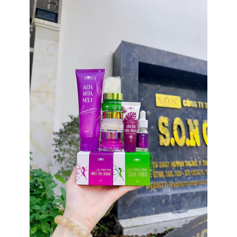 Kem Rửa Mặt Trắng Da Son Group