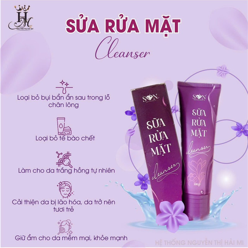 Kem Rửa Mặt Trắng Da Son Group