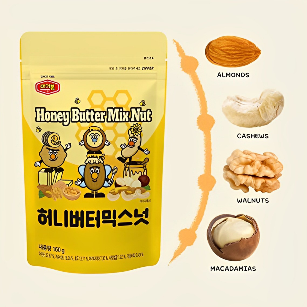 Hạt tổng hợp bơ mật ong Murgerbon 160g