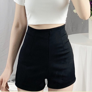 Quần short đùi co giãn lưng cao khoá giọt lệ UNIZ Quan516/P3K4