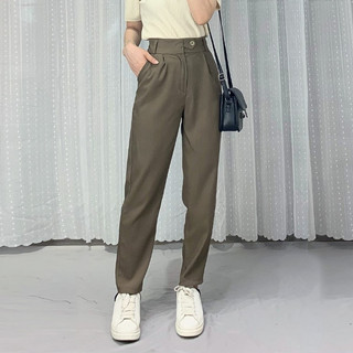 Quần baggy cúc lệch vải ruby cao cấp , suôn , mềm , mặc mát , không nhăn UNIZ quanbaggy106
