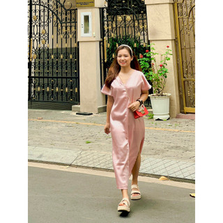 Đầm Suông Sang Chảnh Phi Lụa Cao Cấp ⭐️D’lories Official