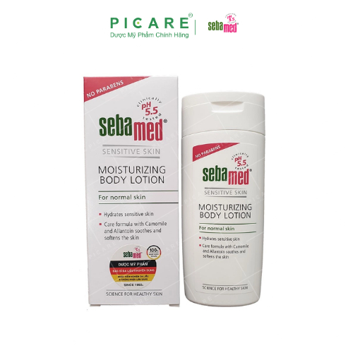 Sữa Dưỡng Thể Cấp Ẩm Toàn Thân Cho Da Nhạy Cảm Sebamed pH5.5 Moisturizing Body Lotion 200ml