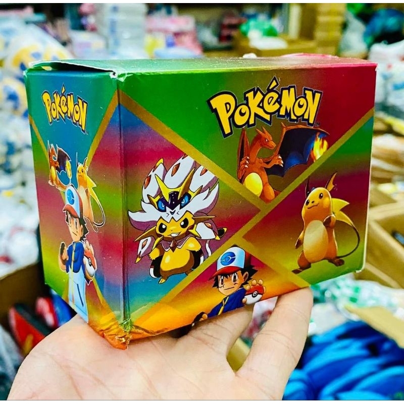 Thẻ Bài Pokemon 7 màu 50 thẻ - Thẻ Bài Pokemon Loại Đẹp
