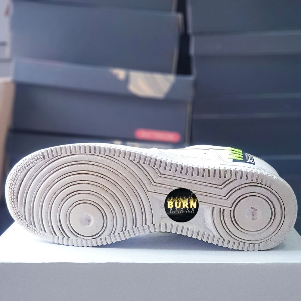 Giày Air Force 1 Low Worldwide White Volt, size 40-41, real 2hand