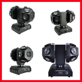 Đèn moving 12 mắt 2 đầu laser