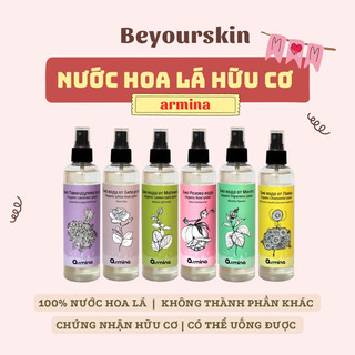 Toner nước cất hoa lá hữu cơ Armina - 250ml/500ml