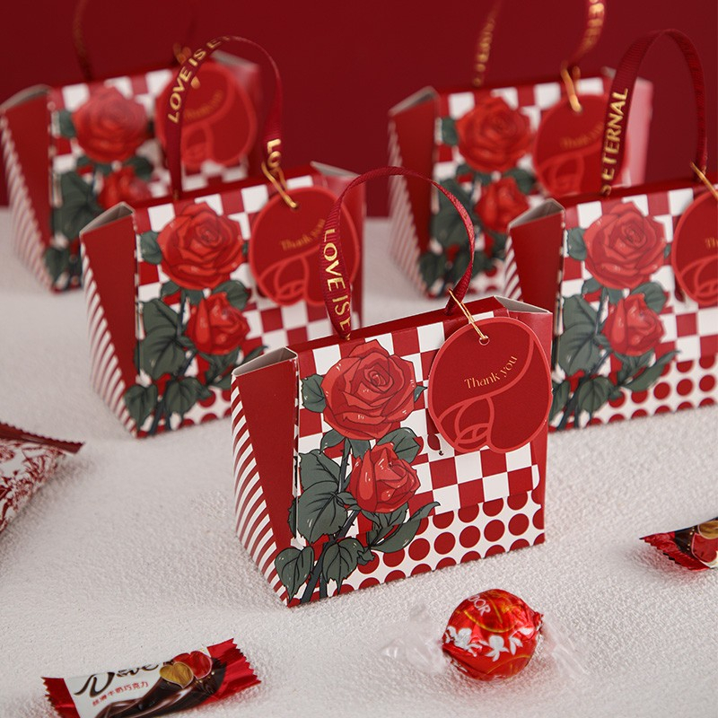 Túi làn quai xách Love Eternal muôn loài hoa kích thước 5*10*9cm