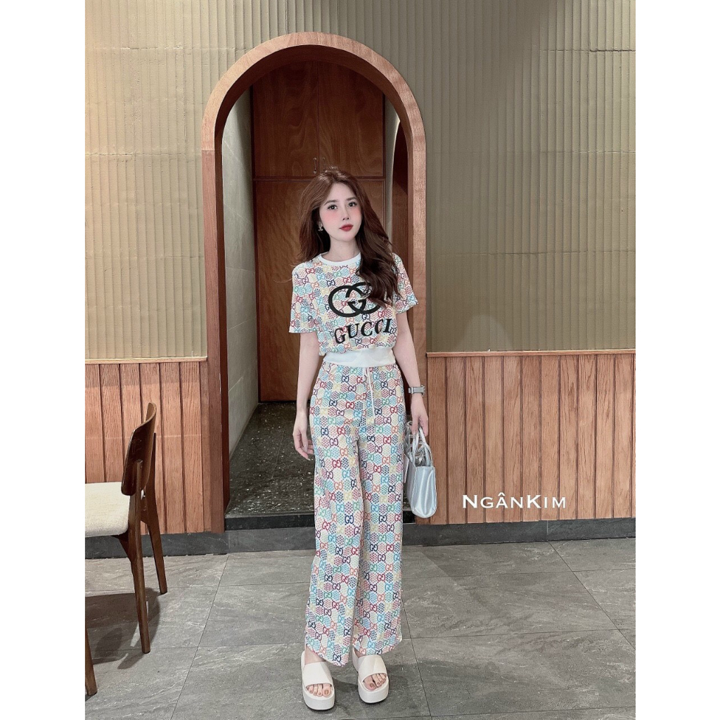 Sét Bộ Cotton Lụa Hot Quảng Châu L1 Hè Dành Cho Nữ 2023 (2)