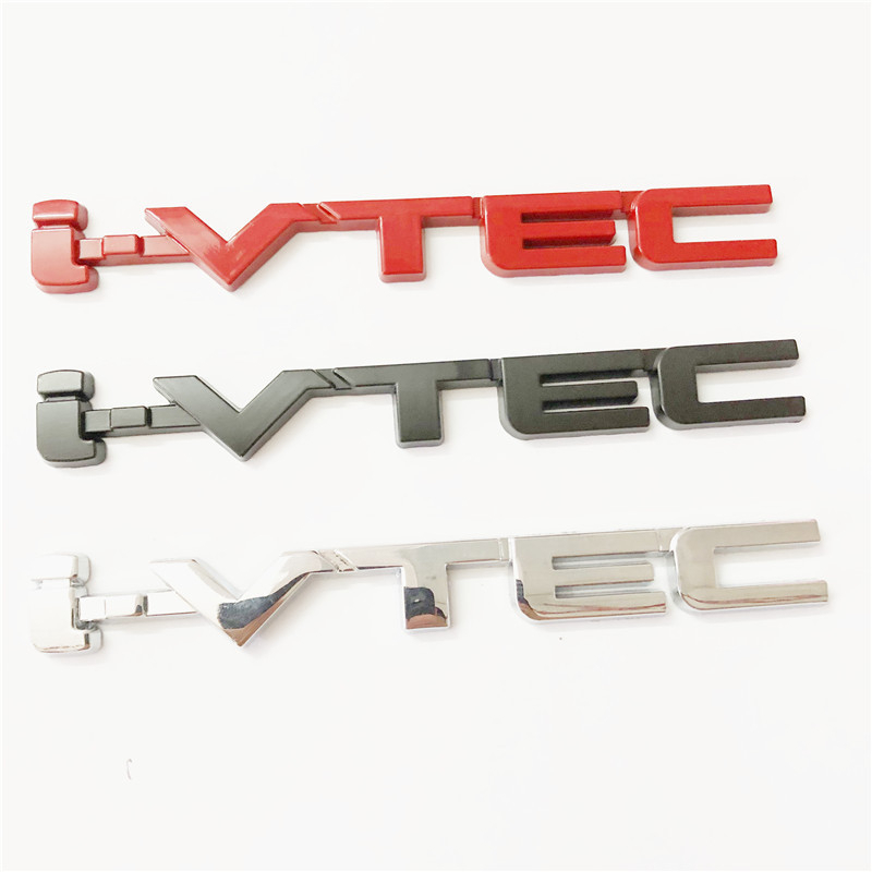 Logo Tem Chữ I-VTEC Dán Trang Trí Cho Ô Tô Honda Civic City