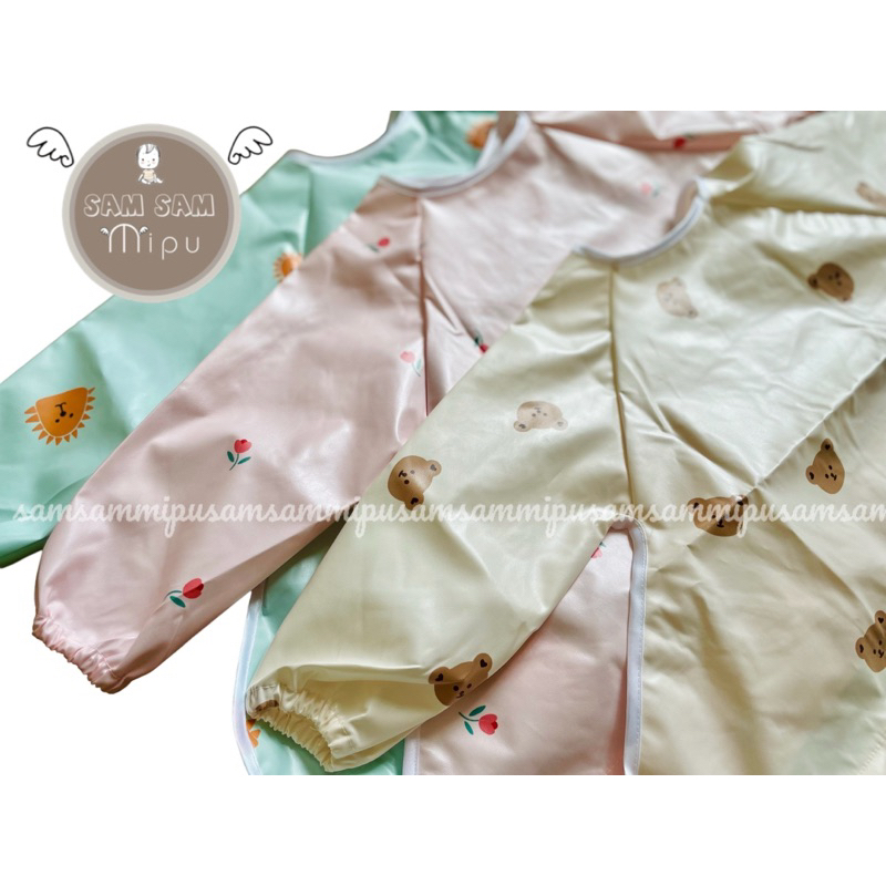 Yếm Ăn Dặm Tiểu Quý Tộc Chống Thấm Cotton Thoáng Khí Có Đế Hít Chân Không Cho Bé Từ 6M- Shop Mẹ Sam