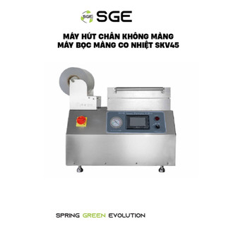 Máy Ép Hút Chân Không Màng SGE SKV45 Hút Hàn Nhiều Khay Cùng Lúc Tốc Độ Cao - Tặng Khuôn Để Khay Hút