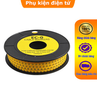 Vòng đánh số dây mạng cao su cat5,cat6 E2