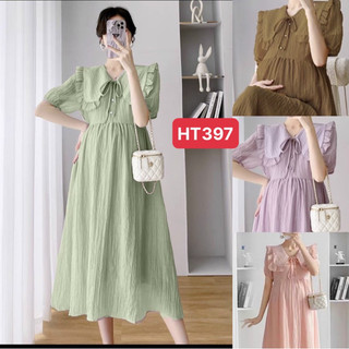 4 mẫu đầm bầu công sở - - ht397 - ht407 - ht391 - ht382