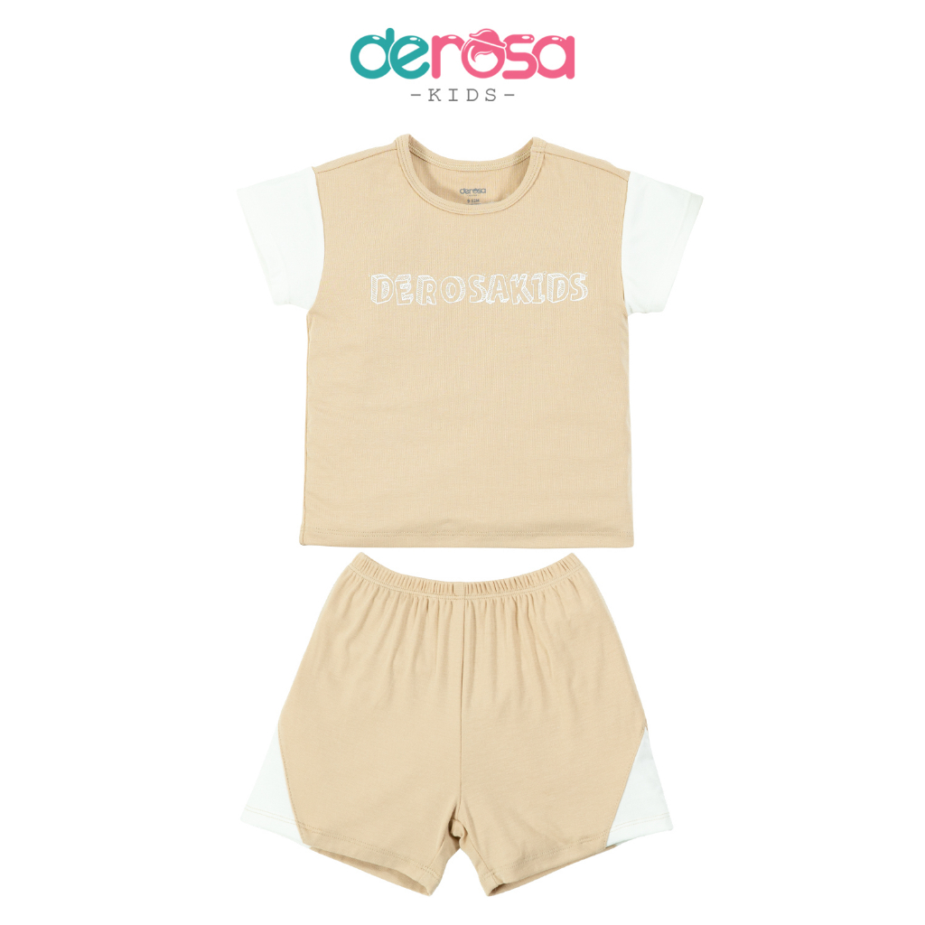 Bộ quần áo cho bé trai và bé gái sơ sinh cài vai DEROSA KIDS (6 - 36 tháng) B525-533