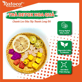Trà Detox Giảm Cân Ratoco Trà Hoa Quả Sấy Thanh Lọc Cơ Thể Tắc Chanh Dây