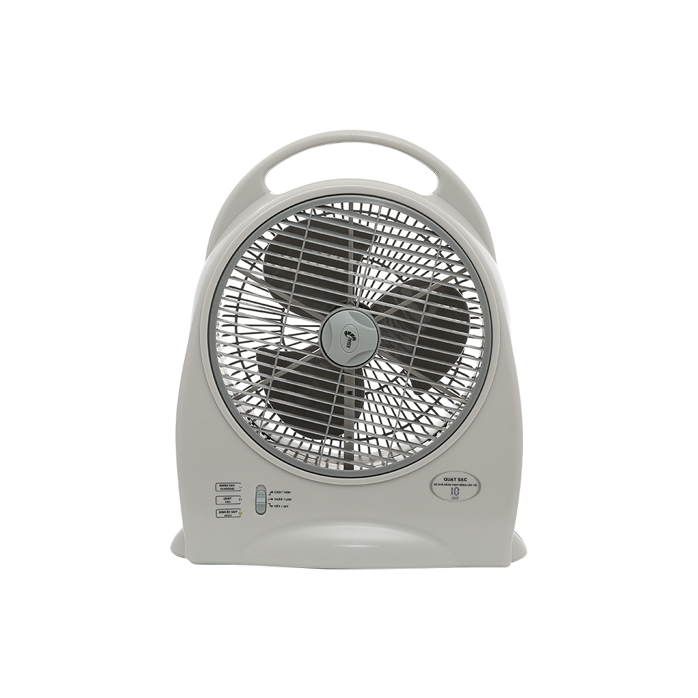 Quạt sạc ASIA QS1001-SV0- Phân phối bởi CTCP ABMA VN Showroom 52 Hoàng Diệu, P13, Q4, TPHCM