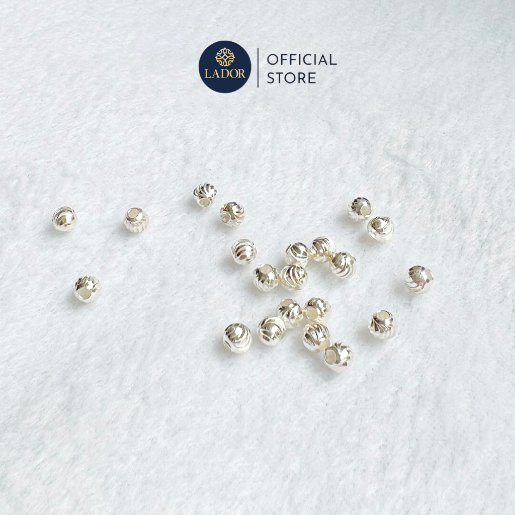 Lắc tay chi đỏ may mắn kết hợp Hổ phách Thiên nhiên và bạc ta may mắn, bình an cho bé - Trang sức Lador