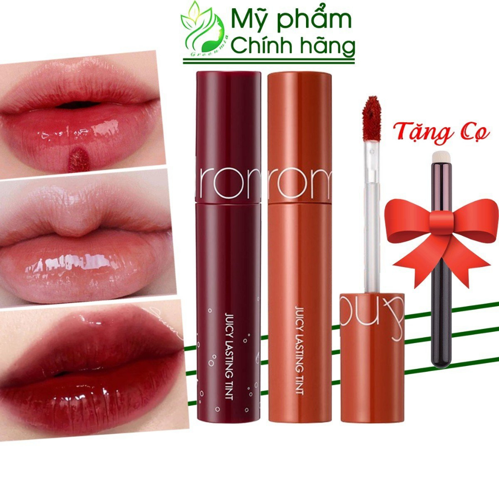 Son Romand Bóng Juicy Lasting Tint Trẻ Trung Ngọt Ngào Full Bộ [CHECK HIDDEN TAG]
