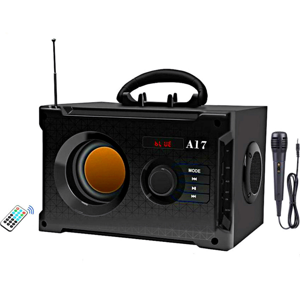 Loa bluetooth kiêm đài FM/AM A17 âm thanh chất lượng, bắt sóng khỏe, pin trâu-Bảo hành 6 tháng