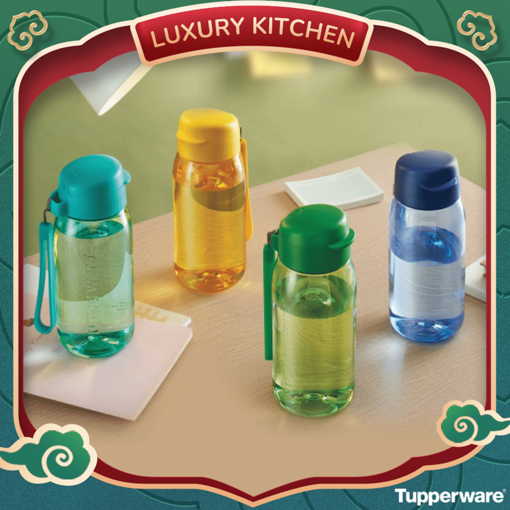 Bình nước chịu nhiệt Tupperware 550ml - Bình nước Lohas Flask làm detox, nước ép hoa quả, pha nước nóng trực tiếp