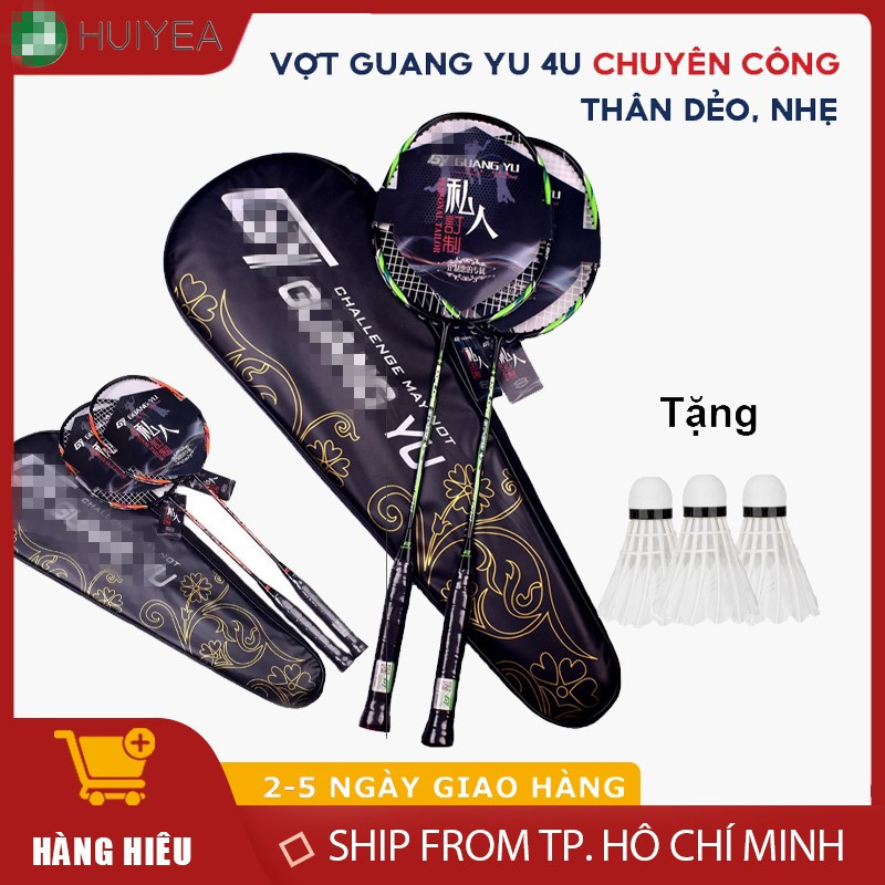 Vợt Cầu Lông GUANG1 6U Chính Hãng Khung Carbon Công Thủ Toàn Diện 82G Siêu Nhẹ