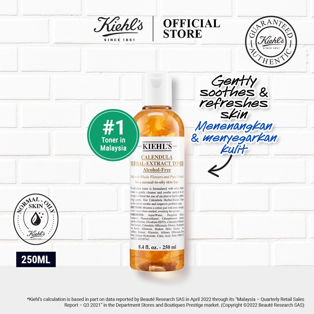 Toner hoa cúc KIEHLS 250/500ml, Toner cho da dầu mụn nhạy cảm kiềm dầu se khít lỗ chân lông (cosme) | BigBuy360 - bigbuy360.vn