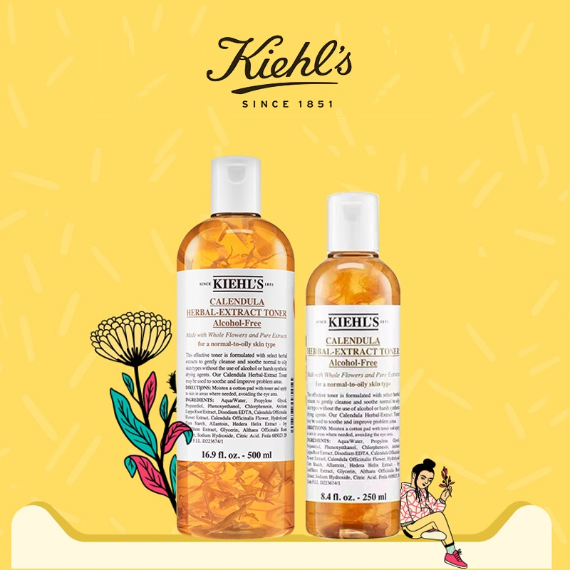 Toner hoa cúc KIEHLS 250/500ml, Toner cho da dầu mụn nhạy cảm kiềm dầu se khít lỗ chân lông (cosme) | BigBuy360 - bigbuy360.vn