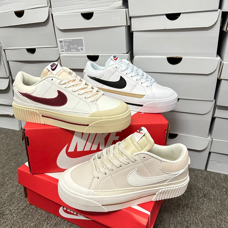 Giày sneaker N,IKE Court Legacy Lift “Coconut Milk” Full box