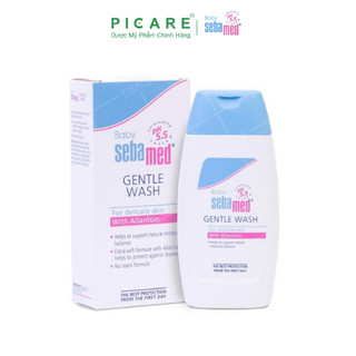 Sữa Tắm Gội Dịu Nhẹ Toàn Thân Cho Bé pH5.5 Baby Sebamed Gentle Wash 200ml