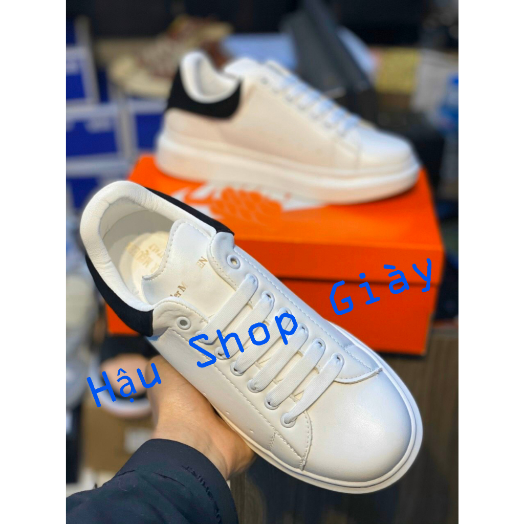 Giày 𝐌𝐂 𝐐𝐔𝐄𝐄𝐍 ⚡️𝐒𝐢ê𝐮 𝐑ẻ⚡️ Giày MCQ gót đen Độn Đế 3 Phân nam nữ Hot Trend