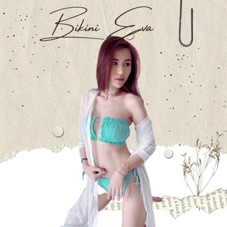 Bikini hai mảnh nhún ngực - Cực sexcy khoe dáng - Eva shop