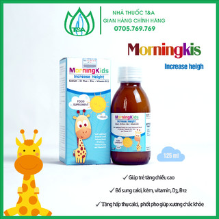 Siro Hỗ Trợ Tăng Chiều Cao Cho Trẻ Morningkids Increase Height 125ml