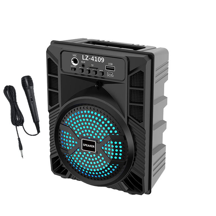 Loa bluetooth kèm micro hát karaoke cực hay lz4109, âm thanh cực sống động