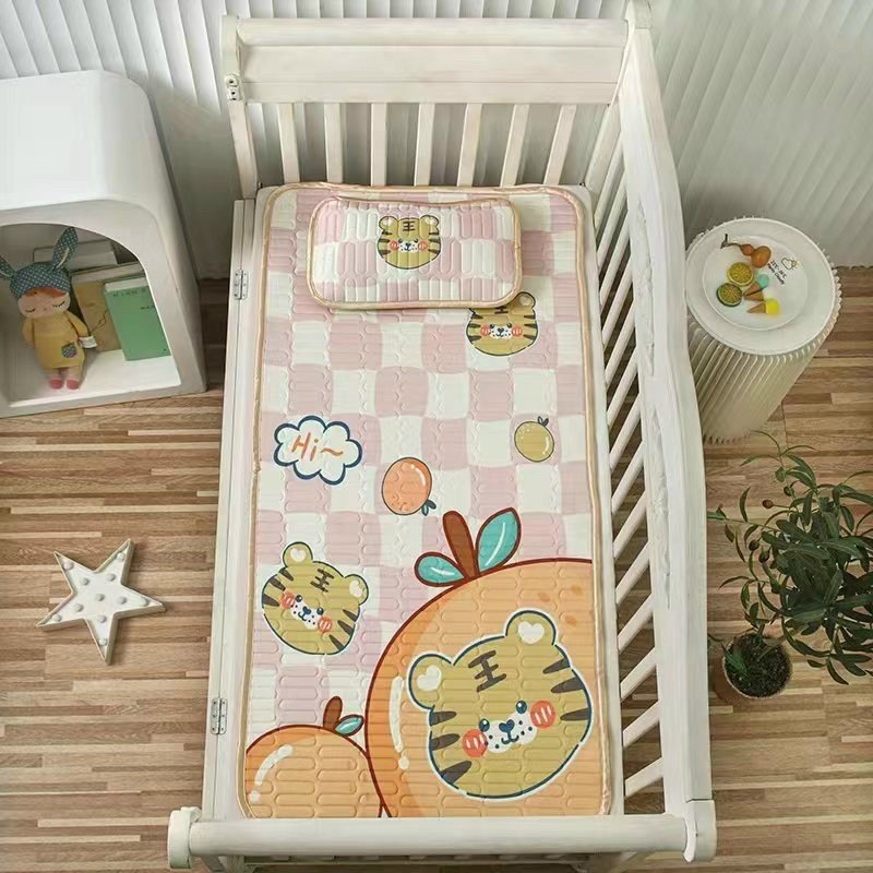 Chiếu điều hoà cao su non giá rẻ trẻ em - thông thoáng mát lạnh kèm gối cho bé mẫu mới nhất 2023