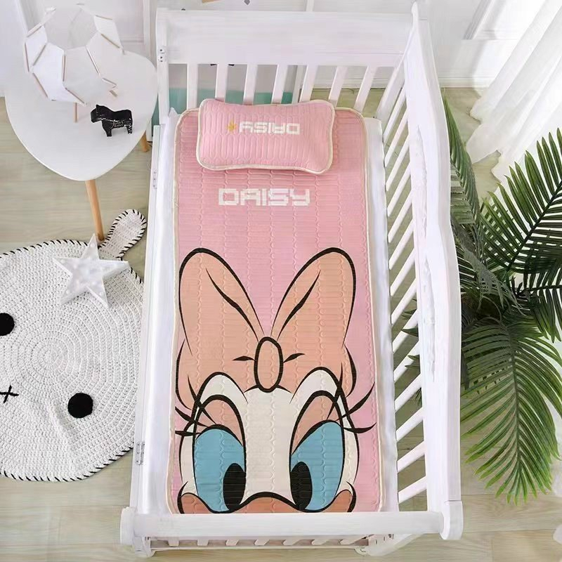 Chiếu điều hoà cao su non giá rẻ trẻ em - thông thoáng mát lạnh kèm gối cho bé mẫu mới nhất 2023