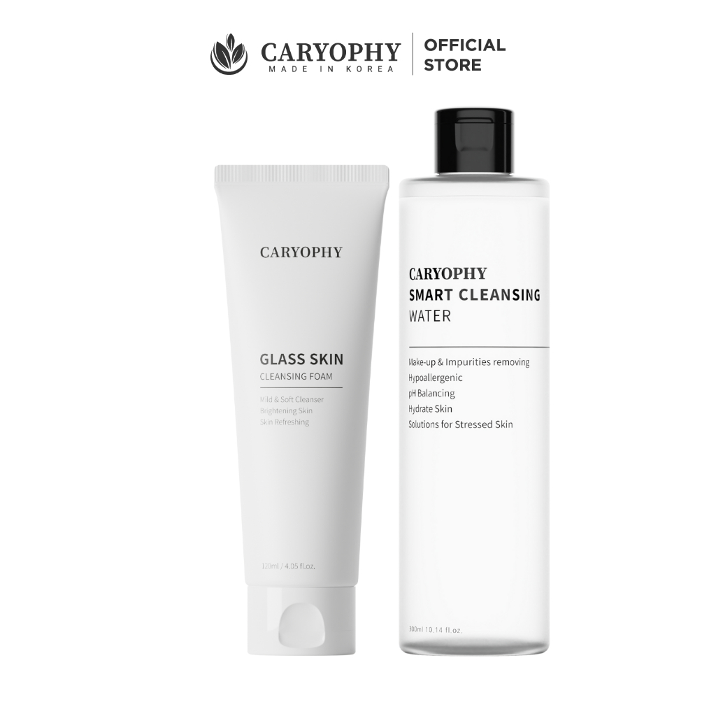 Combo Carryophy dưỡng da chuyên sâu (Repair/Glass skin- Tẩy trang 300ml)