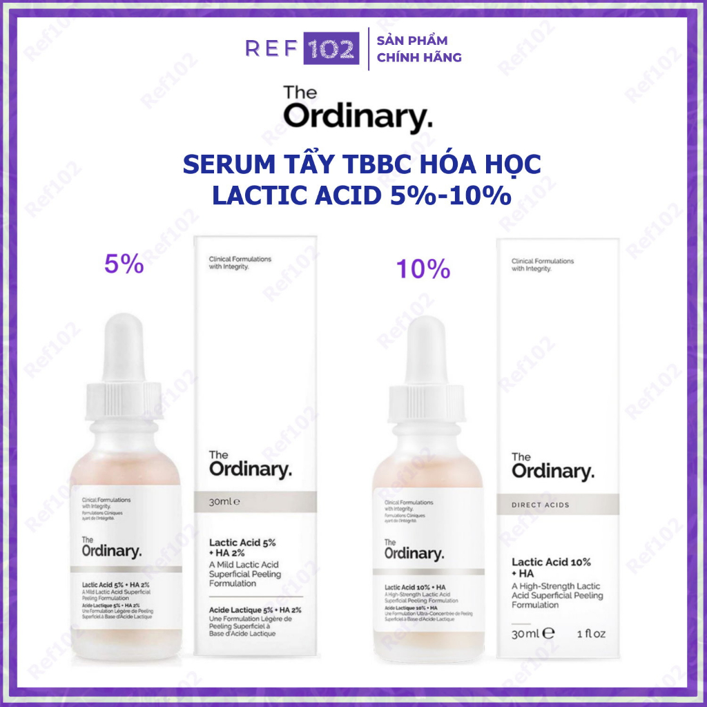 Serum Sáng da giảm thâm Lactic Acid 5% / 10% + HA - The Ordinary 30ml (cosmetic) | BigBuy360 - bigbuy360.vn