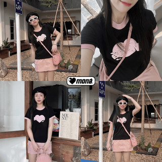 Áo thun baby tee MONÁ - PINKY