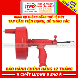 Dụng cụ thông đường ống cống thông bồn cầu Tornado