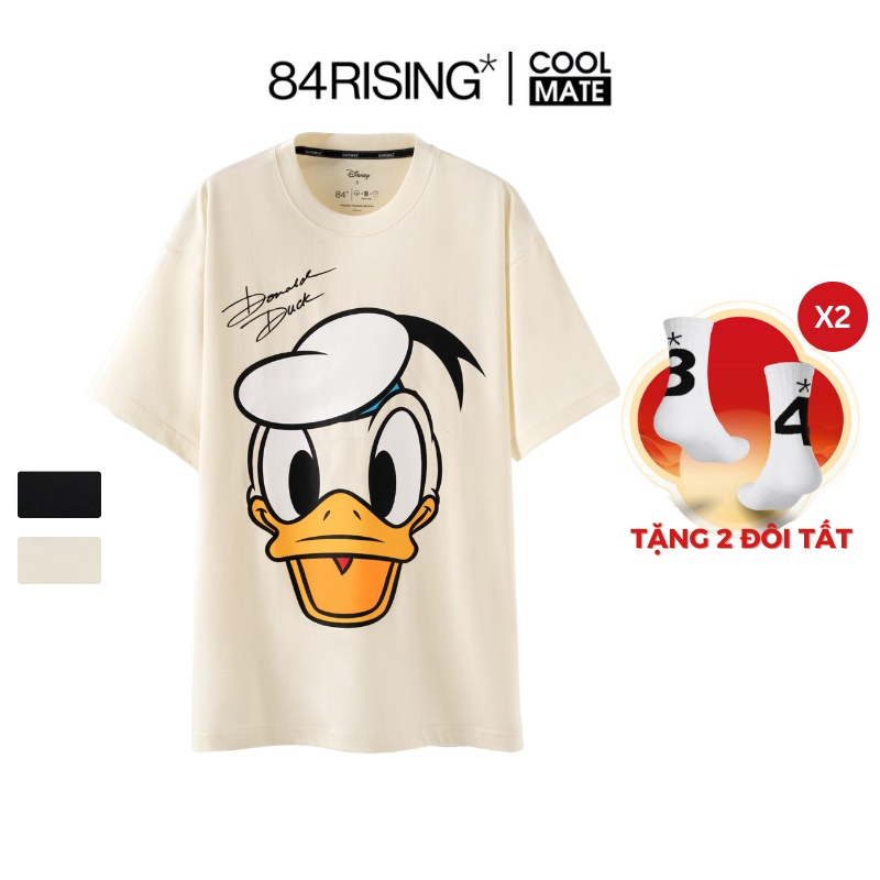 Áo thun oversize vịt Donald Disney - thương hiệu 84RISING