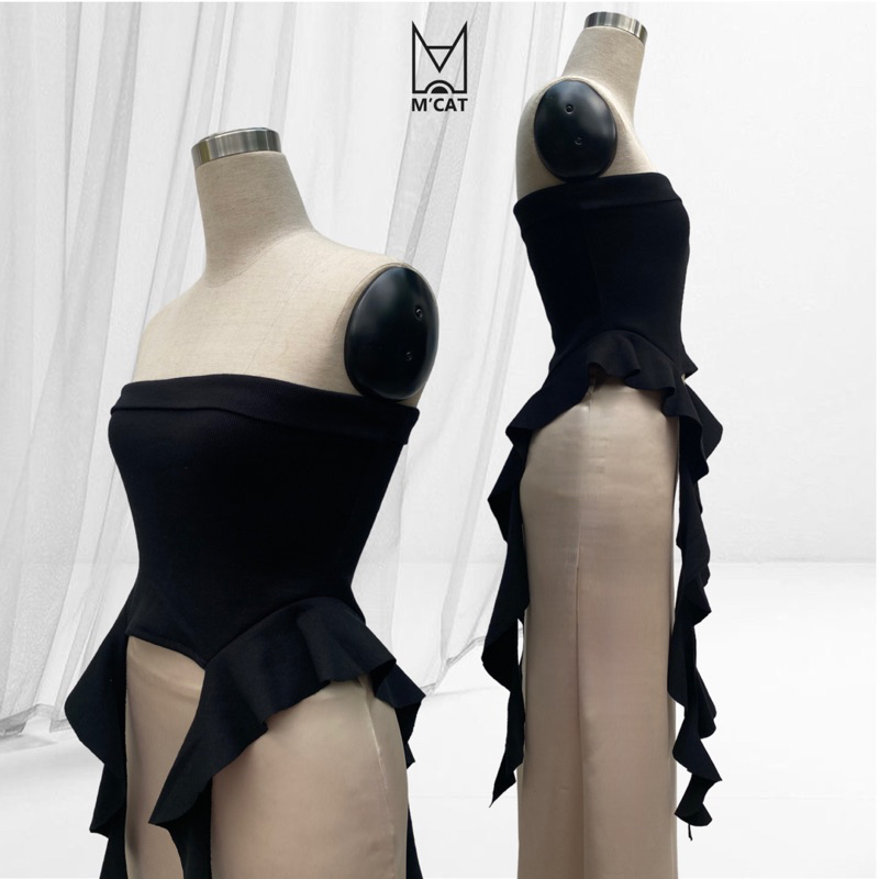 Áo ống Sóng chất thun gân thiết kế bởi MCAT | BigBuy360 - bigbuy360.vn