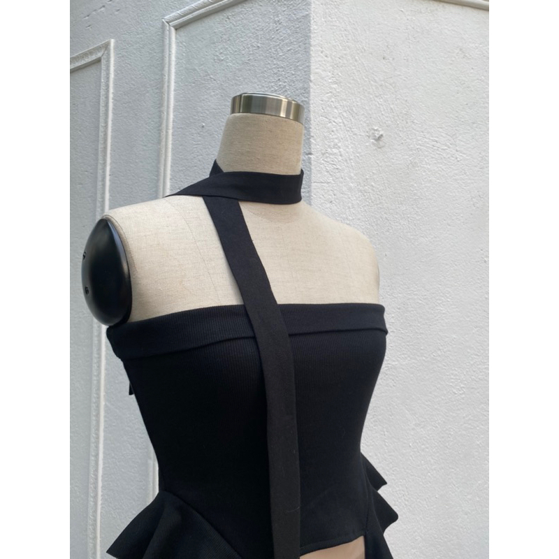 Khăn quàng cổ dây mảnh cá tính phong cách Y2K nam / nữ